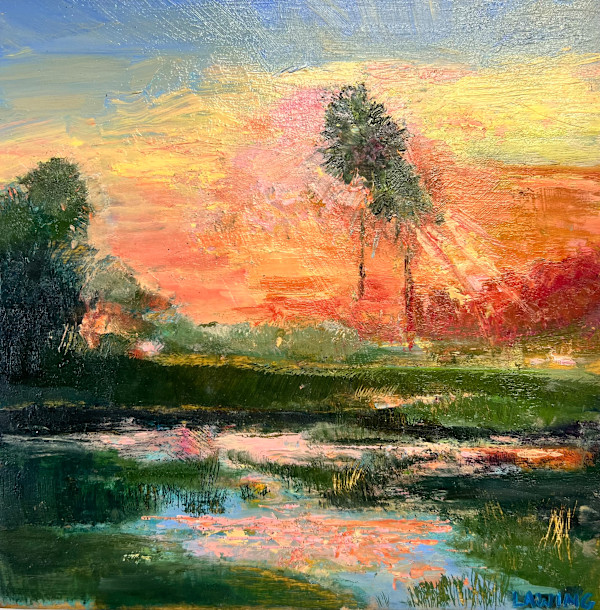 Sunset, Sea Island Retreat Golf Course by Julia Chandler Lawing