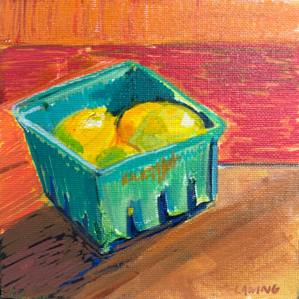 Lemons On Counter by Julia Chandler Lawing