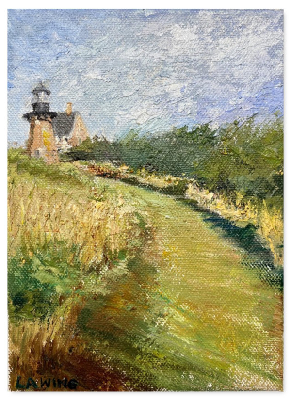 Southeast Lighthouse, Block Island print by Julia Chandler Lawing