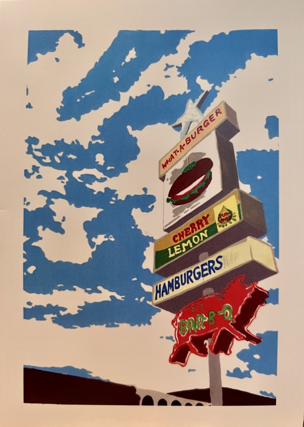 What-A-Burger #2 print by Julia Chandler Lawing