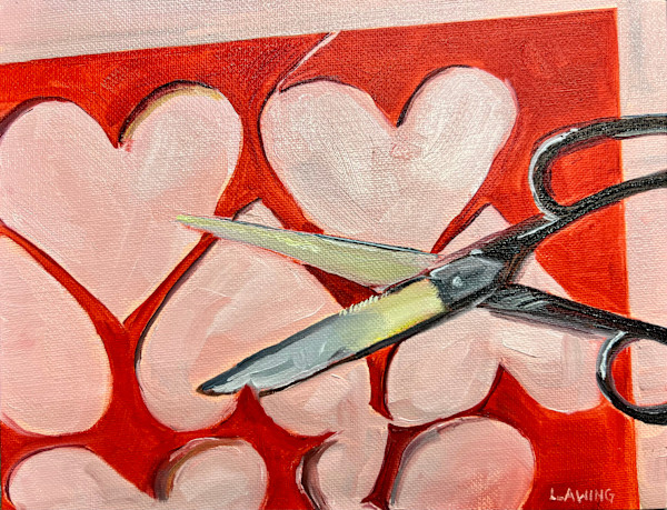 Cutout Hearts by Julia Chandler Lawing, Image 1.
