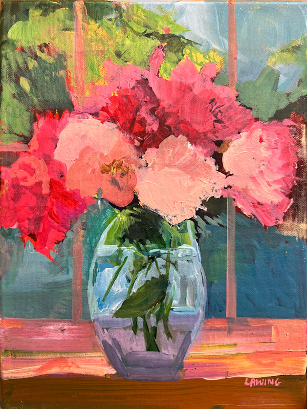 Pink Peonies Please by Julia Chandler Lawing, Image 1.