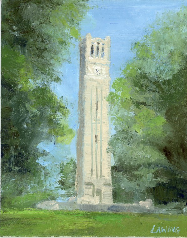NCSU Bell Tower by Julia Chandler Lawing