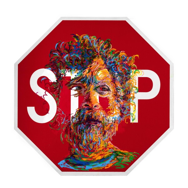 Red Stop Sign by Vered Shamir Pasternak