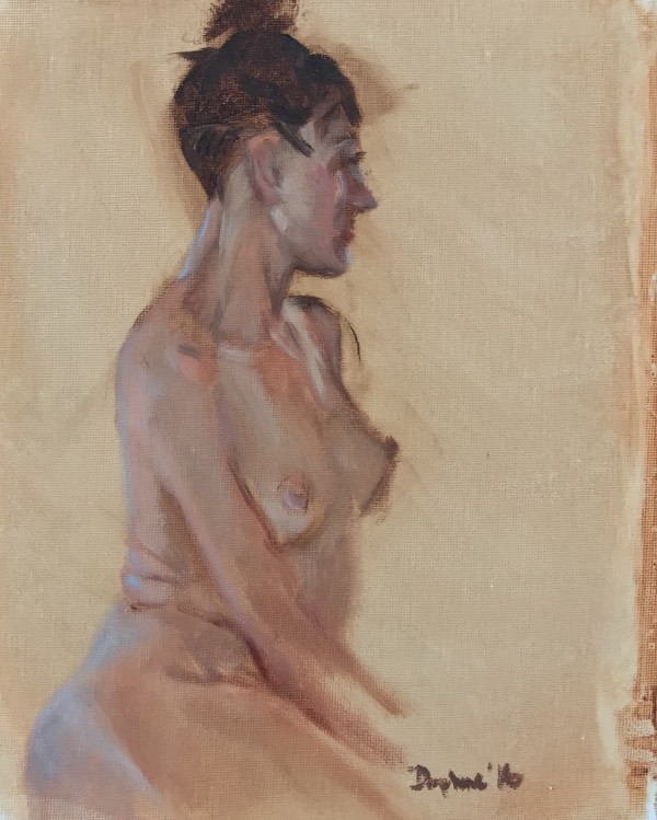 Untitled -Seated Nude by Daphne Cote
