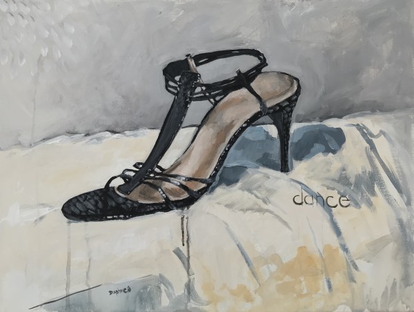 Sexy Black Dance Shoe by Daphne Cote