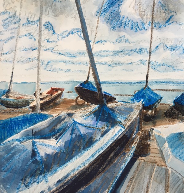 Dinghies at Rest by Susan Clare