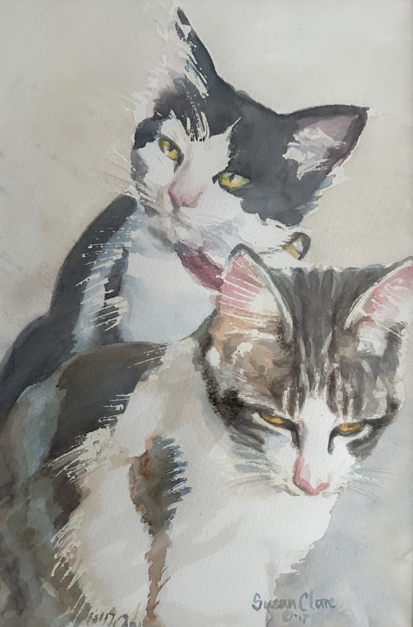 Two Kittens by Susan Clare