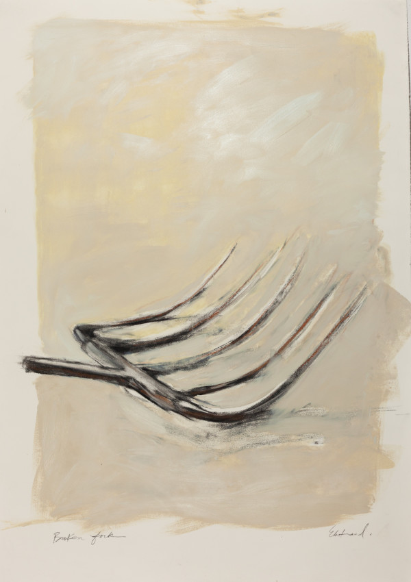 Broken pitchfork by Kris Ekstrand