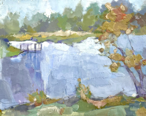 Franklin Park Pond by Anne Stine