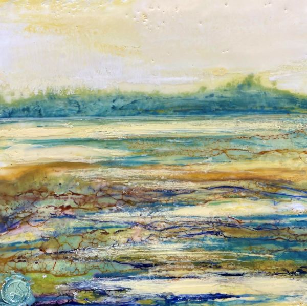 Teal Marsh by Anne Stine