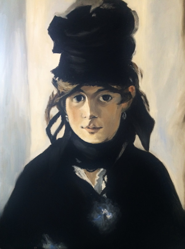 Berthe Morisot (after Manet) by John Attanasio Fine Art Studio, Image 1.