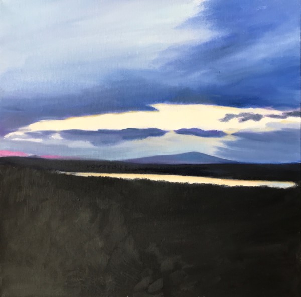 Sunset over Cadillac Mountain by John Attanasio