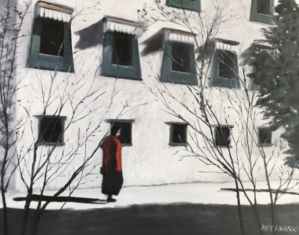 Monk in Tibet by John Attanasio