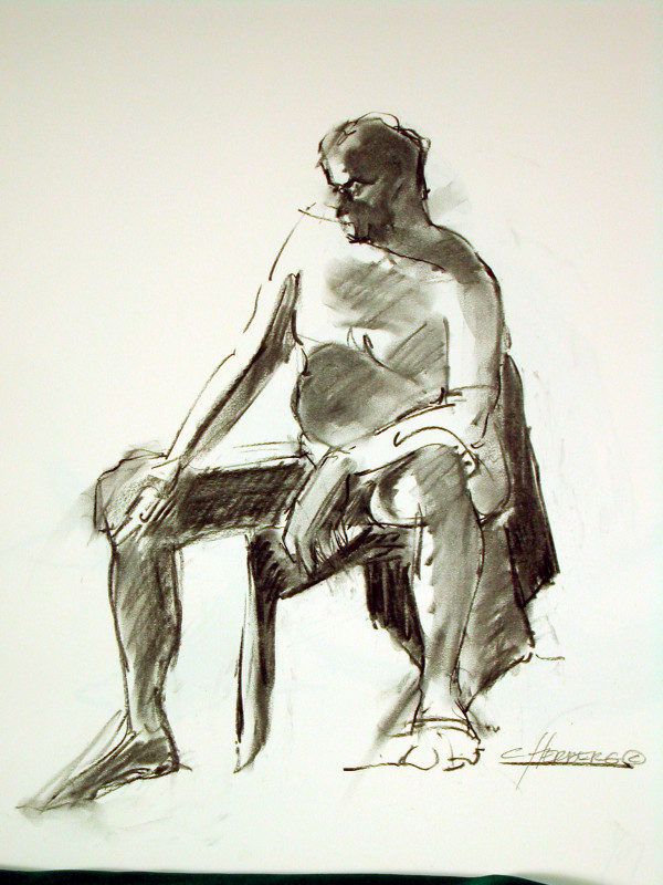 Erik Seated by Connie Herberg