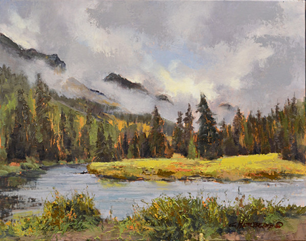 Morning Fog Lifting by Connie Herberg