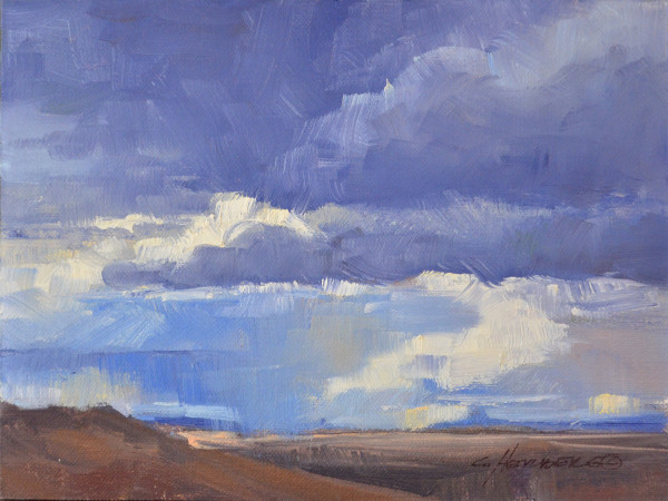 Stormy Skies study by Connie Herberg