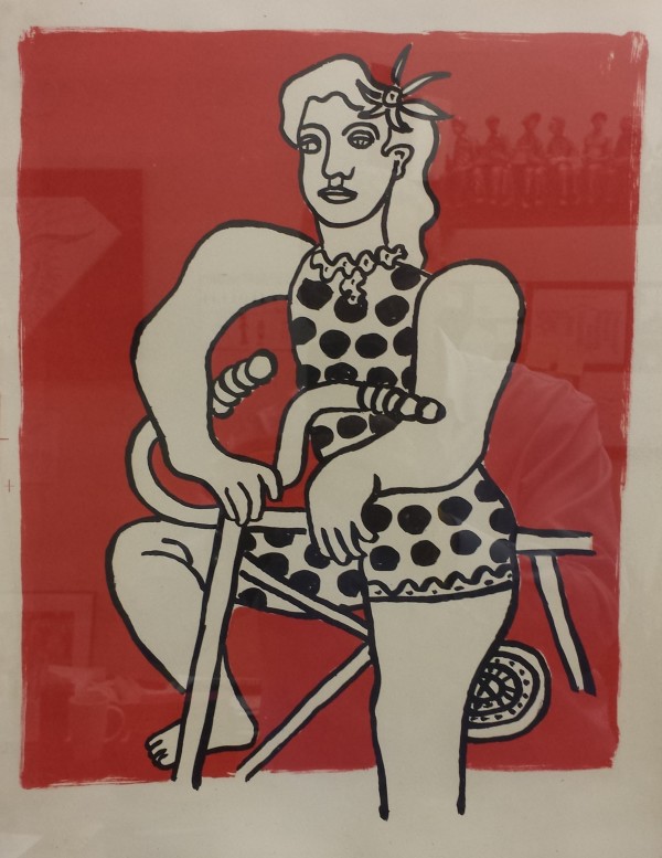 Le Cirque - Women on Bicycle by Fernand Leger
