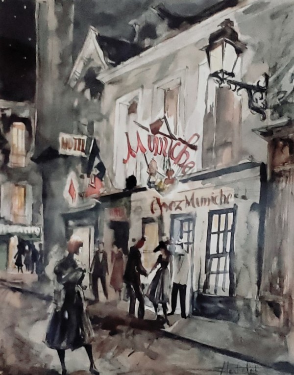 La Rue de by  Franz  Herbelot