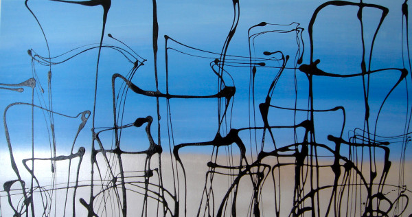 Untitled - Blue Skyline by Brendan  Murphy
