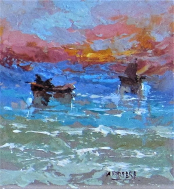 Untitled - Sea Scene by Pino La Vadera