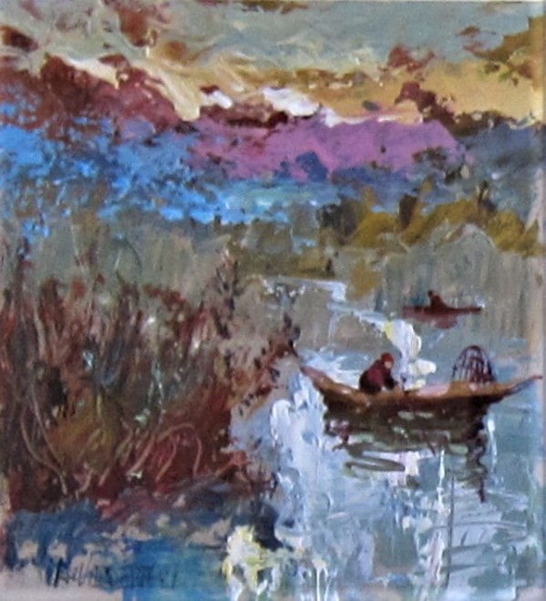 Untitled - River Scene by Pino La Vadera