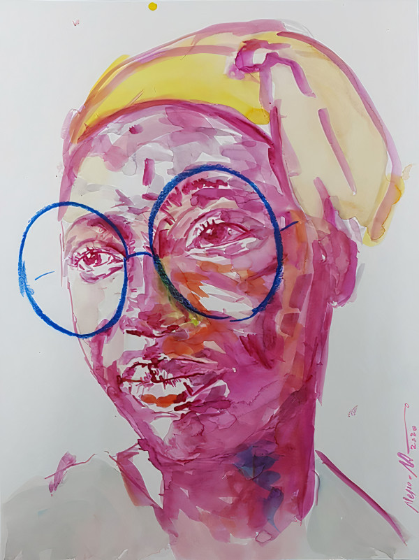 Untitled - 2020  (Pink Lady) by Nelson Makamo
