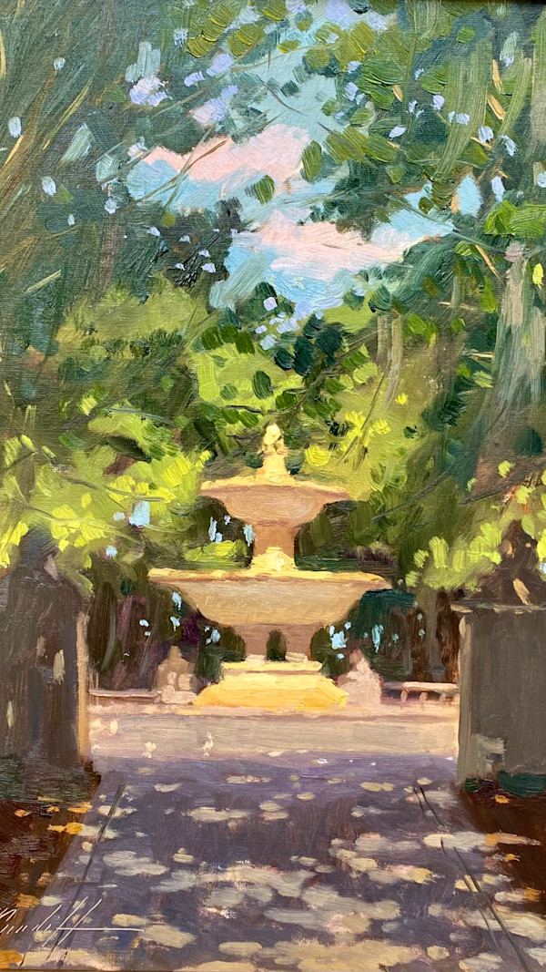 Fountain at Blue Jacket Park by Katie Dobson Cundiff
