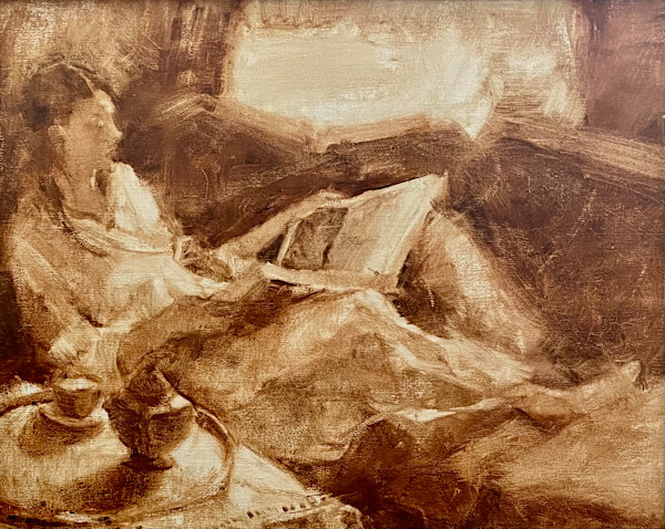 Afternoon Read by Katie Dobson Cundiff