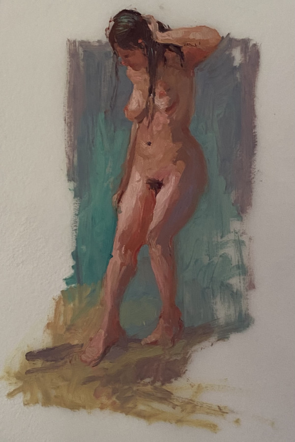 Female Standing Nude by Katie Dobson Cundiff