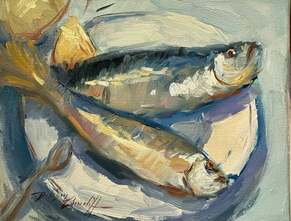 Fish on a Platter by Katie Dobson Cundiff