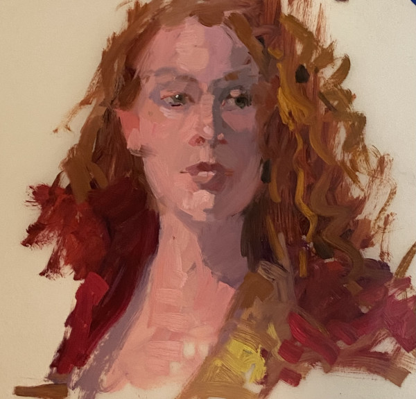 Red Haired Woman by Katie Dobson Cundiff