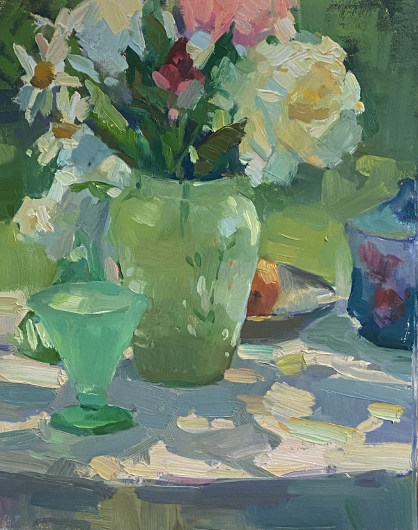 Still Life in Green by Katie Dobson Cundiff