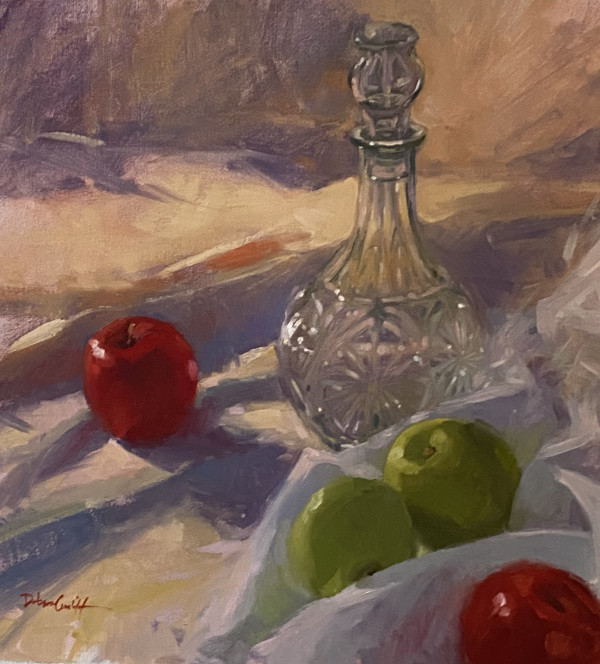 Still Life with Crystal Bottle by Katie Dobson Cundiff