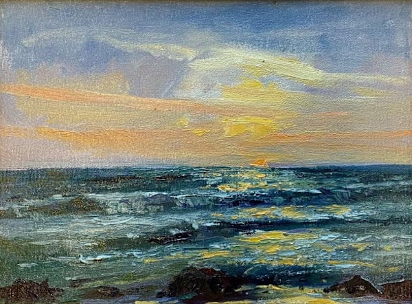 Venice  Beach  Sunset by Katie Dobson Cundiff