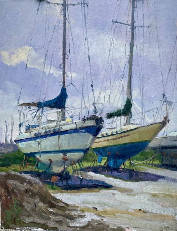 Duck Creek Marina by Katie Dobson Cundiff
