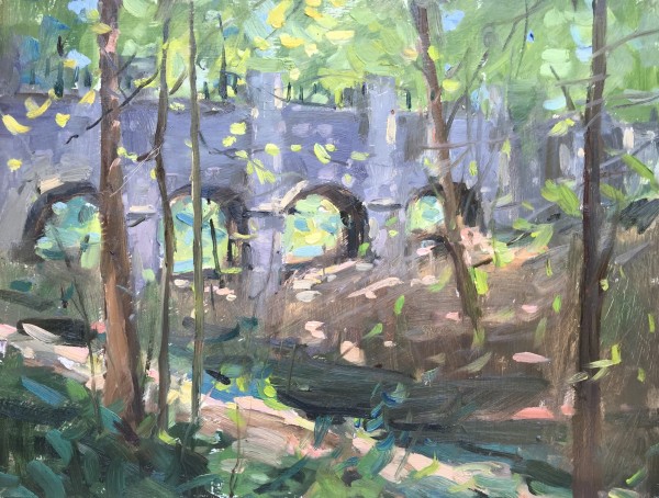 Olmstead Forest Bridge by Katie Dobson Cundiff