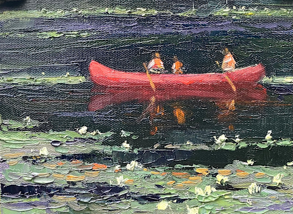 Crimson Reflections by Katie Dobson Cundiff, Image 1.