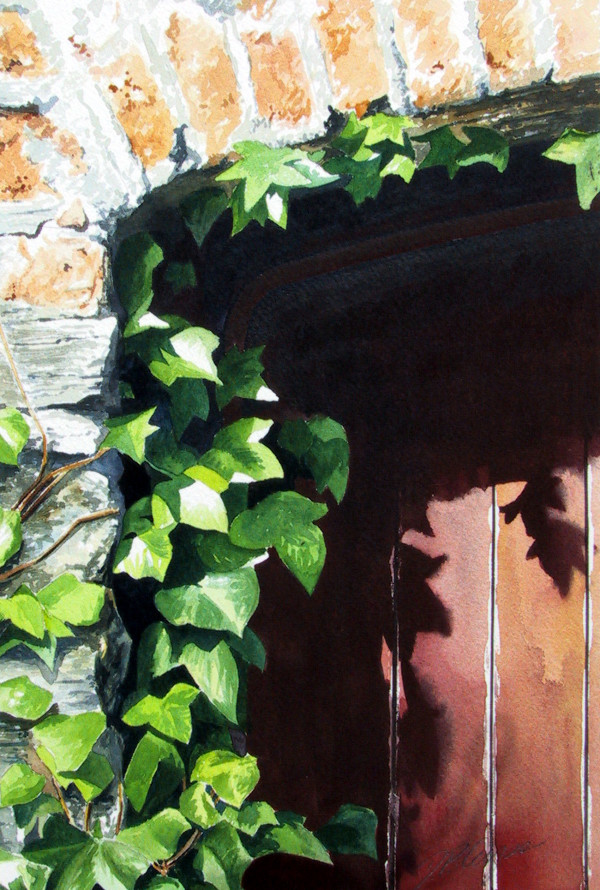 Red Door and Ivy by Dave P. Cooper