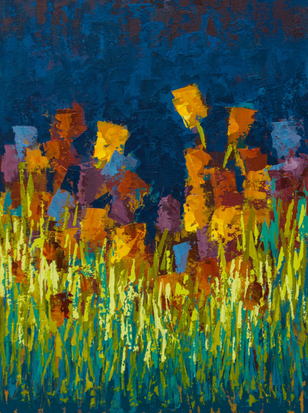 Flowers at Midnight by Karin Neuvirth