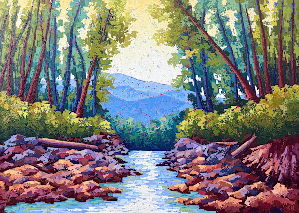 River and Mountains by Karin Neuvirth, Image 1.