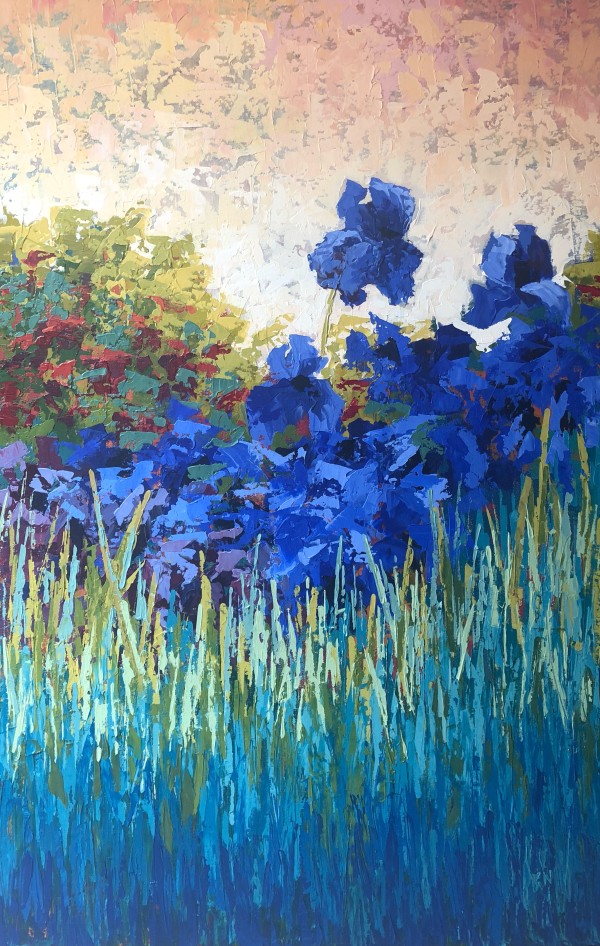 Iris in the Garden by Karin Neuvirth