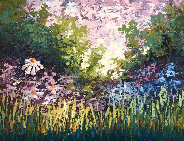 Purple Garden by Karin Neuvirth