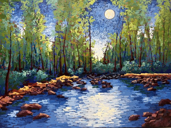 Moon Over Boone Fork by Karin Neuvirth