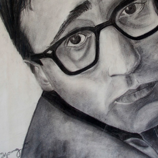 Portrait of Woody Allen by Scott D.S. Young, Image 1.
