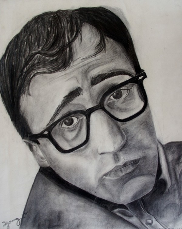 (z) Portrait of Woody Allen by Scott D.S. Young
