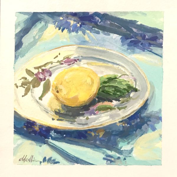 Lemon on China by Tammy Medlin