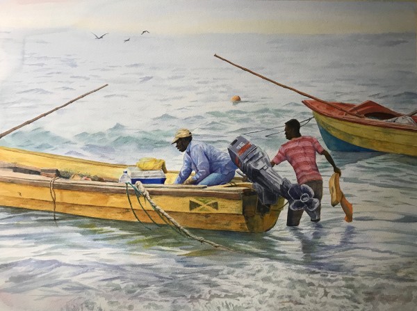 Long Bay Fishermen IV by Sean Henry