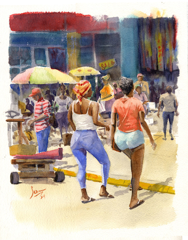 Marketplace Strut by Sean Henry