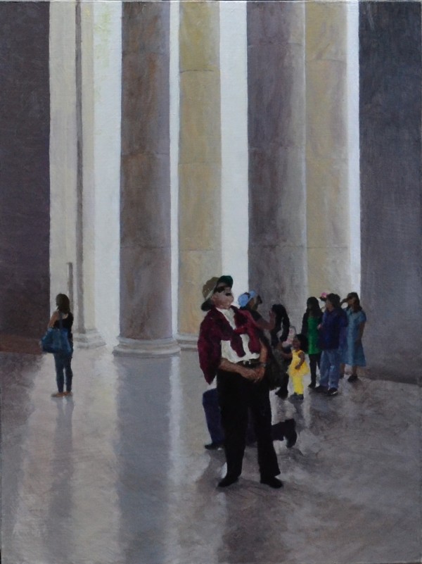 The Gawker (At the Jefferson Memorial) by Holly Masri
